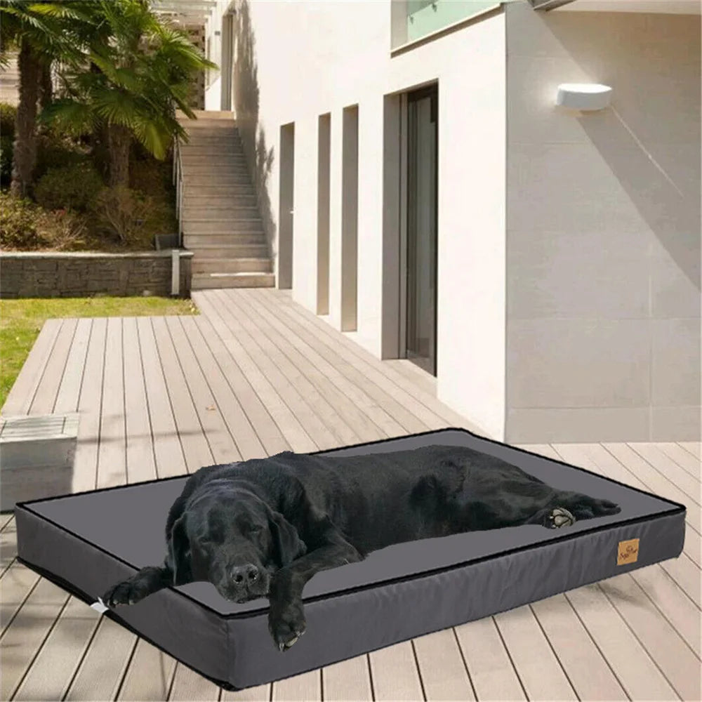 BORWARTC Orthopaedic Dog Bed Waterproof Cushion With Removable Washable Cover
