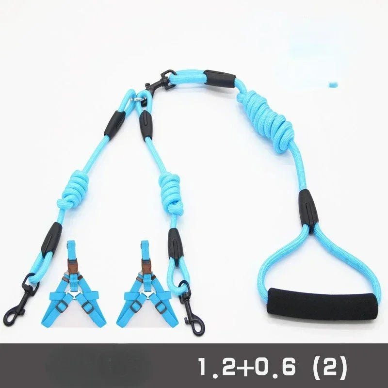 Guangdong Double Dog Leash Coupler Nylon Twin Lead