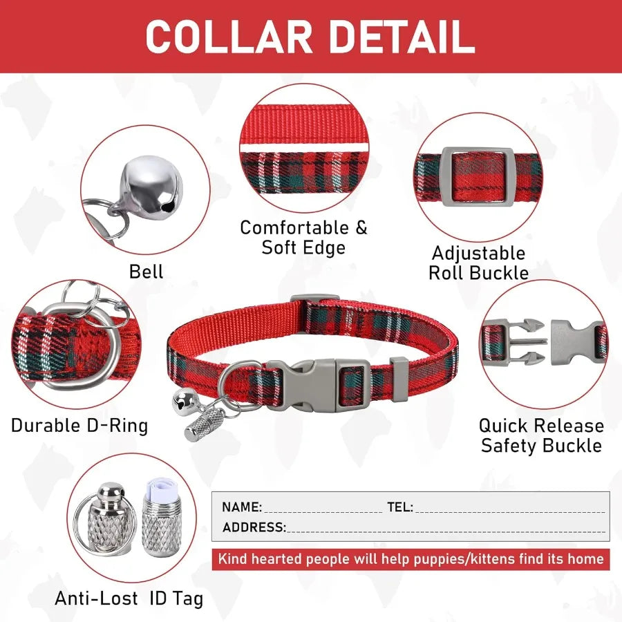 Pet Harness Collar Leash Set With Soft Mesh Vest Adjustable