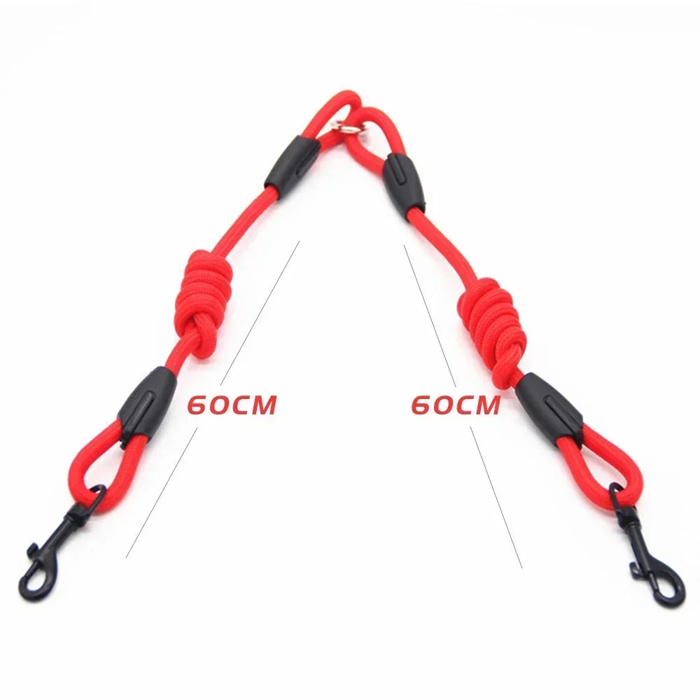 Guangdong Double Dog Leash Coupler Nylon Twin Lead