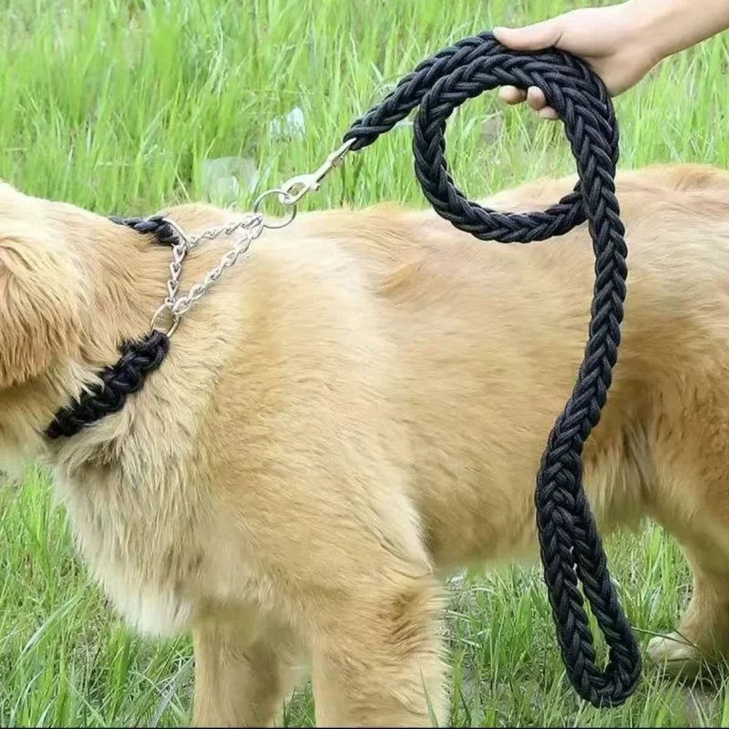 CN Sichuan Anhui Nylon Braided Dog Leash Bulldog Rottweiler
