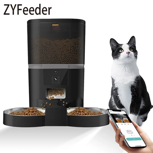 ZYfeeder Smart Automatic Cat Feeder With Camera Timer
