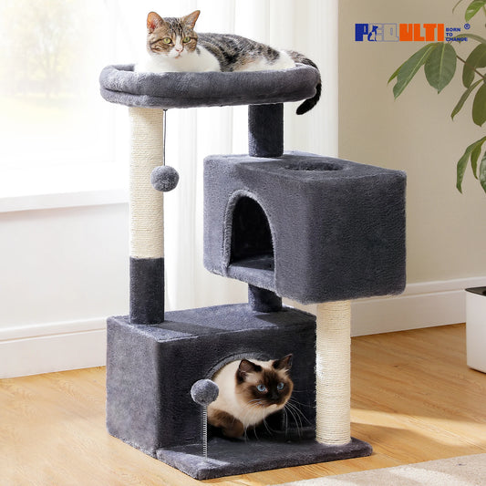 PAWZ Road Multilevel Cat Tree Tower With Sisal Posts