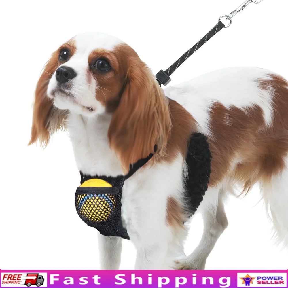 Fujian Stop-Pulling Reflective Dog Harness With Storage Pouch