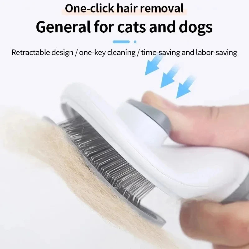 AEHOME Self Cleaning Pet Grooming Brush For Dogs And Cats