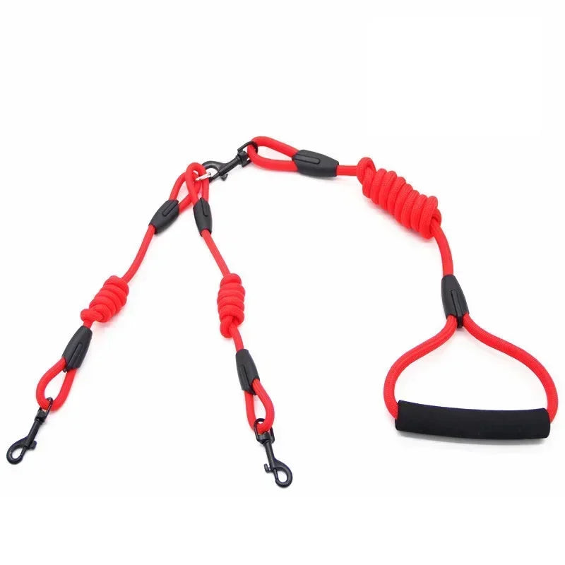 Guangdong Double Dog Leash Coupler Nylon Twin Lead