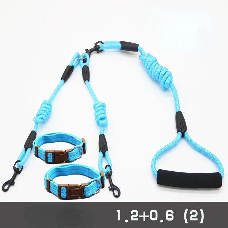 Guangdong Double Dog Leash Coupler Nylon Twin Lead