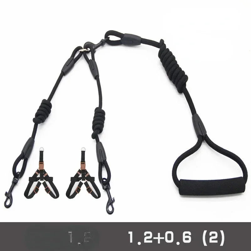 Guangdong Double Dog Leash Coupler Nylon Twin Lead