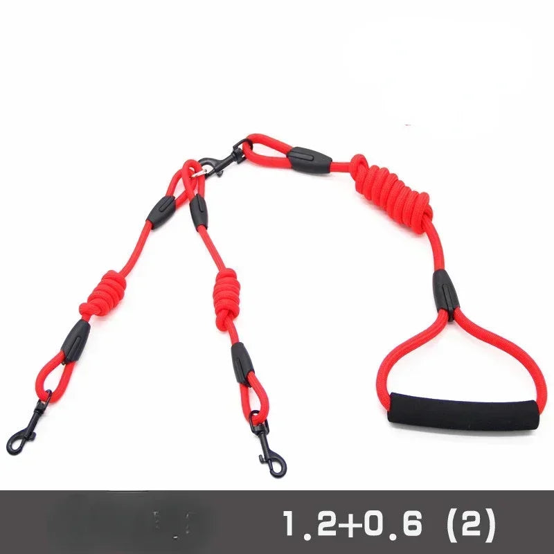 Guangdong Double Dog Leash Coupler Nylon Twin Lead
