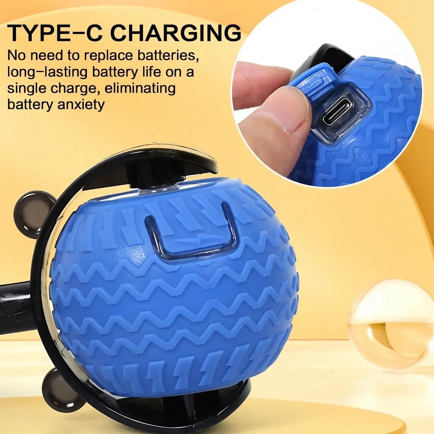 Automatic Rotating Obstacle Avoidance LED Cat Toy Ball