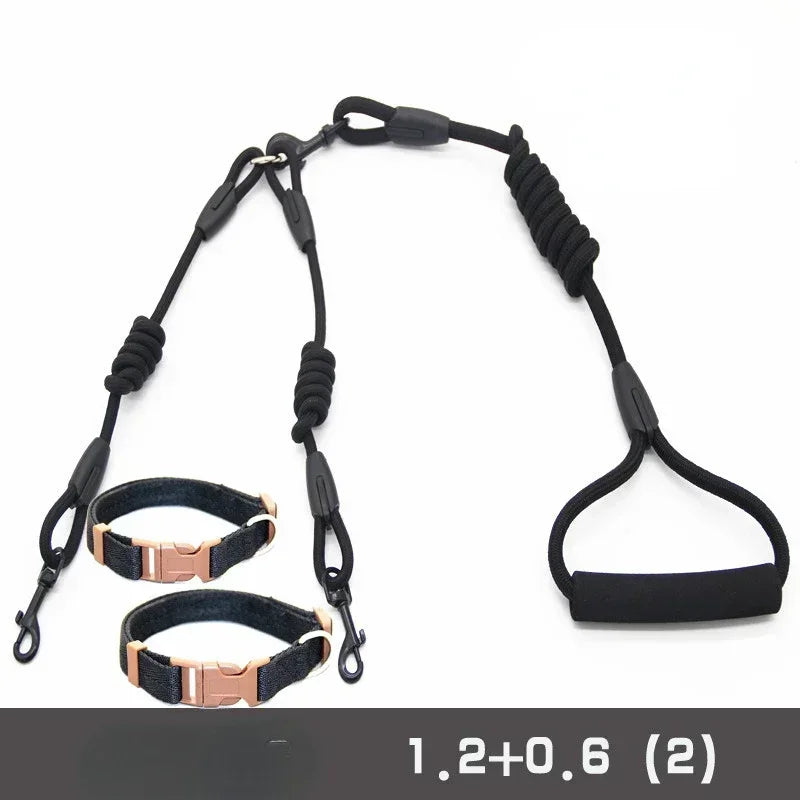 Guangdong Double Dog Leash Coupler Nylon Twin Lead