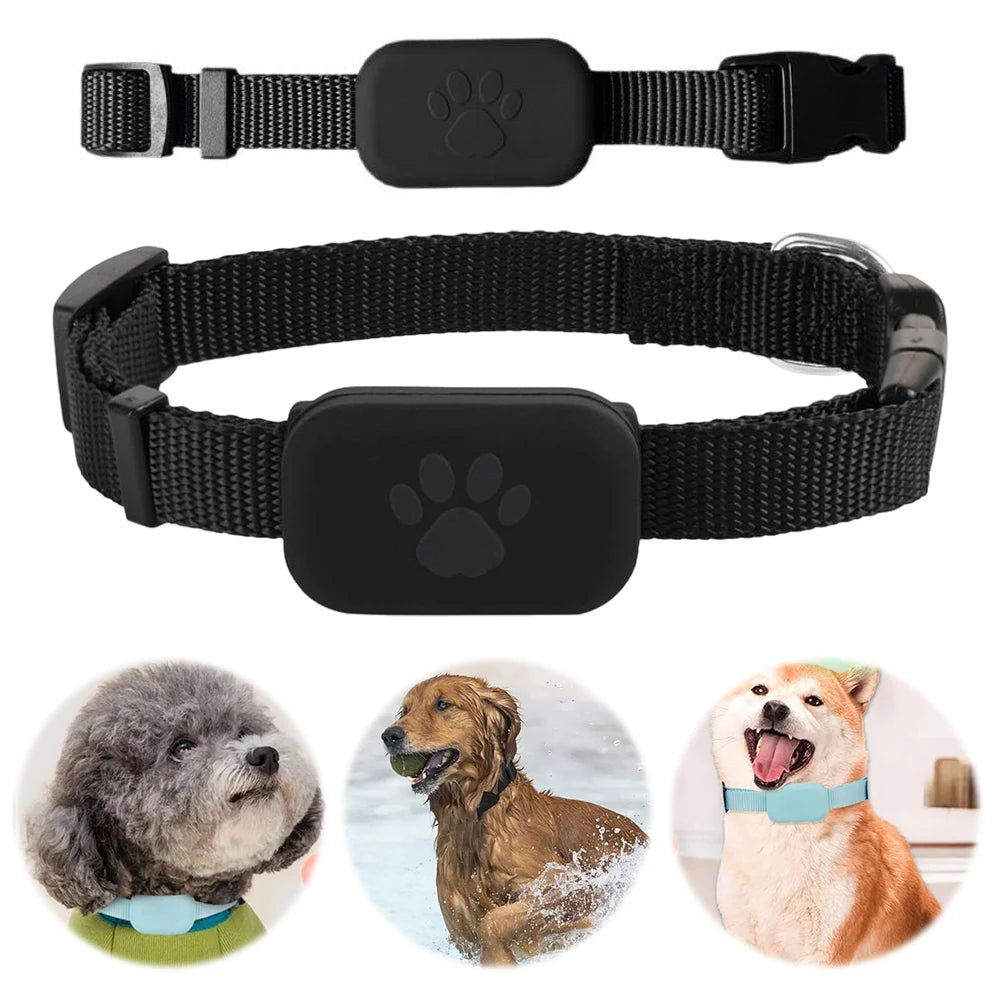 Shunmaii Pet GPS Tracker With Adjustable Collar For Cats And Dogs